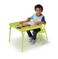 Jurassic World Activity Table &amp; Chair Set for Toddlers 24-48M, Includes 1 Table &amp; 1 Chair, Sturdy Metal Construction, Table: 20"L x 20"W x 16.4"H, Chair: 12"L x 11.6"W x 17.7"H - Weight Limit: 70 lbs