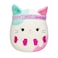 Squishmallows Original 14-Inch Caryl Teal and Pink Calico Cat - Large Ultrasoft Official Jazwares Plush