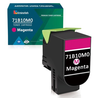 71B10M0 Toner Cartridge Compatible for Lexmark CS317 CS417 CS517 CX317 CX417 CX517 Toner Cartridge for CS317dn CX317dn CS417dn CX417de CS517de CX517de Printers(1 Pack, Magenta)