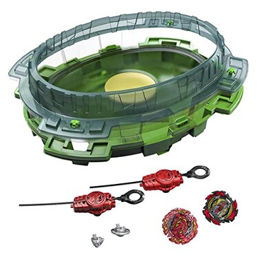 Beyblade Burst QuadDrive Interstellar Drop Battle Set, Set Stadium, 2 Battling Tops and 2 Launchers, Toys for 8 Year Old Boys &amp; Girls &amp; Up