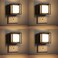 LED Night Light, DORESshop Night Lights Plug Into Wall [4 Pack] with Dusk-to-Dawn Sensor, Dimmable Nightlights, Adjustable Brightness for Bathroom, Hallway, Bedroom,Kids Room,Stairway,Soft White 3000K