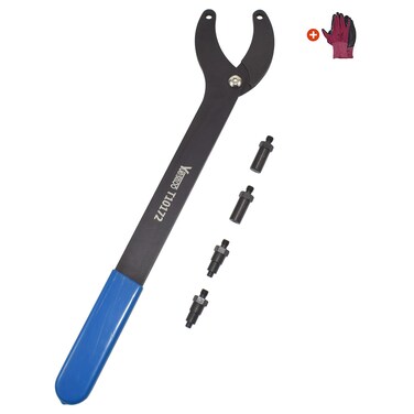 Engine Timing Belt Change Tool Kit Against Timing Pulley Holder Tool, Compatible with VW Golf VAG 3036 T10172, with Gloves