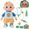 CoComelon Boo Boo JJ Deluxe Feature Plush - Includes Doctor Checkup Bag, Bandages to Care for JJ - 9 Total Accessories - Amazon Exclusive