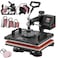8 in 1 Heat Press Machine 12x15 inch, Combo Swing Away T Shirt Pressing Machine, Sublimation Heat Press Transfer Machine for T-Shirt Hat Cap Mug Plate
