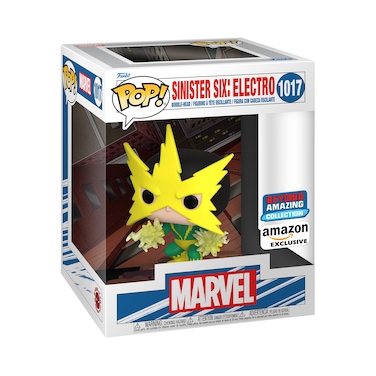 Funko Pop! Deluxe: Marvel Sinister 6 - Electro, Amazon Exclusive, Figure 5 of 7