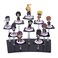 Funko POP Display Stand 10 Tier Acrylic Display Riser Shlef for Amiibo Pokemon Figures, Dessert, and Action Figures Collection Organizer Holder(Black)