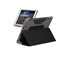 URBAN ARMOR GEAR UAG Designed for iPad 10.2 Case iPad 9th Generation 2021 iPad 8th Generation 2020, Black/Ice, Rugged Clear Multi-Angle Viewing Folio Stand with Pencil Holder Plyo Protective Cover
