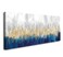 XXMWallArt FC3150 Abstract Wall Art Gold and Blue Canvas painting Artwork Painting Print for Living Room Bedroom Kitchen Home and Office Wall Decor