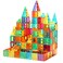 FNJO Magnetic Tiles, 64 PCS Magnetic Building Blocks, Magnets Building Set, STEM Toys for Kids Boys and Girls Creative and Inspirational
