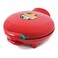 Elite Gourmet EQD-413 Electric Non-Stick 8" Quesadilla Maker, Easy-Slice 6-Wedge, Grilled Cheese Corn Flour Tortilla Snacks, Red