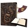 3D Dragon DND Notebook,Unique 400 Page Book Set.Leather Vintage Journal for Dungeons and Dragons RPG Player Antique Notepad Travel Journal DM &amp; Players d&amp;d accessories gifts