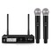 D Debra Audio VM302 VHF Wireless Microphone System with Dual Handheld Mic Have XLR Interface for Home Karaoke Wedding Conference Speech (VM302)