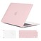 EooCoo Case Compatible with MacBook Air 13 inch M4 2025 2024 2023 2022 M3 M2 A3240 A3113 A2681, Pink Air 13.6" Laptop Hard Shell Case + Keyboard Skin Cover + Screen Protector, Matte Pink