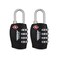 Hero Travel Supply Luggage Lock (Pack of 2) TSA Approved, 4 Digit Combination Padlock for Travel, Suitcases, Lockers, Backpacks