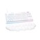 Logitech G713 Wired Mechanical Gaming Keyboard with LIGHTSYNC RGB Lighting, Clicky Switches (GX Blue), and Keyboard Palm Rest, PC/Mac Compatible - White Mist