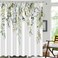 Green Eucalyptus Leaves Shower Curtains 72x72 Inch, Waterproof Fabric Stylish Botanical Bathroom Shower Curtain with Hooks