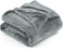 Utopia Bedding Fleece Blanket King Size Ash Grey 300GSM Luxury Fuzzy Soft Anti-Static Microfiber Bed Blanket (90x102 Inch)