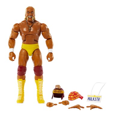 Mattel Hulk Hogan Elite Collection Action Figure, 6-inch Posable Collectible Gift for Fans Ages 8 Years Old &amp; Up