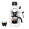 Espresso Coffee Machine Cappuccino Latte Maker 3.5 Bar 1-4 Cup with Steam Milk Frother White, CM5409-UL