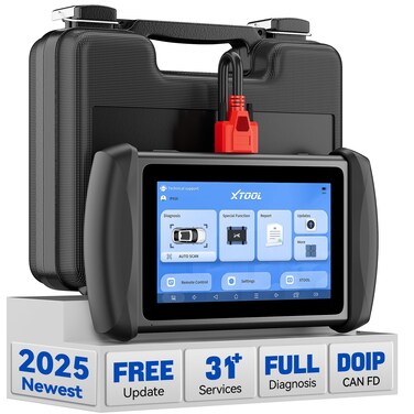 XTOOL InPlus IP616 V2.0 OBD2 Scanner Diagnostic Tool, Lifetime Update Scan Tool, 31+ Services, ECU Configuration, CAN FD &amp; DoIP, All Systems Scanner for Car, Crank Sensor Relearn, ABS Bleed, Auto VIN