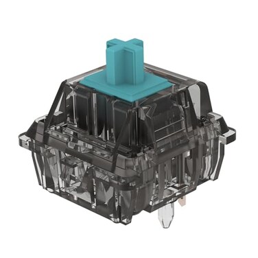 DUROCK T1 Tactile Keyboard Switches, 5 Pins Tactile Switches 67g Gold Plated Spring Heavy Tactile Key Switches Pre-Lubed (DUROCK Smokey T1, 70pcs)