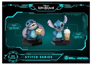 Beast Kingdom Toys Lilo &amp; Stitch Mini Egg Attack Figures 2-Pack Stitch Series Asian Cuisine 8 cm (MEA-031SP)