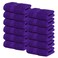 Infinitee Xclusives Luxury Wash Cloths for Showering [13x13] &ndash; 100% Cotton Washcloths [Pack of 12], Soft and Absorbent Face Towels for Bathroom Wash Clothes, Gym, and Spa (Profound Purple)