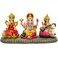 India Laxmi Ganesh Saraswati Statue - 3.9&acirc;&euro;H Indian God Lakshmi Ganesha Saraswati Idol Figurine Hindu Diwali Gifts Diwali Decoration Home Office Mandir Temple Pooja Item