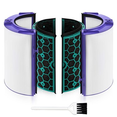 Air Purifier Filter Replacement for Dyson Pure Cool Purifying Fan TP04 HP04 DP04, Funmit 2-in-1 360&deg; Combi True HEPA and Activated Carbon Filter