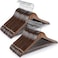 TOPIA HANGER Wooden Coat Hangers 30 Pack, Vintage Wood Suit Hangers with Non Slip Pants Bar, 360&deg; Swivel Hook and Shoulder Notches for Camisole, Jacket, Pants, Smooth Finish Clothes Hangers - CT34A30