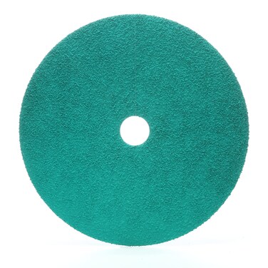 3M Green Corps Fibre Disc 36507, 5 in x 7/8 in, 40+ Grit, 20 Pack, Ceramic Abrasive Disc, Resin Bond, Uniform Cut
