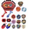 Bey Battling Top Burst Blade Toy Great Birthday Gift Present for Children Kids Boys Ages 6 8 10 12+ Combat Battling Game Set 12 Spinning with 1 Battling Top Stadium 4 Launchers