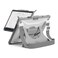 URBAN ARMOR GEAR UAG Designed for Microsoft Surface Pro 11/10/9 Case Plasma Healthcare White/Gray Dropproof Rugged Protective Cover with Multi-angle Built-in Kickstand Pen Holder Hand &amp; Shoulder Strap