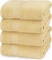 Utopia Towels 4 Pack Bath Towels Set, (27 x 54 Inches) 100% Ring Spun Cotton, Quick Dry, Highly Absorbent, Soft Feel Towels, Perfect for Daily Use (Beige)
