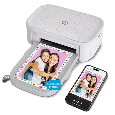 HP Sprocket Studio Plus 4x6" Wireless Instant Photo Printer &ndash; Wi-Fi, Premium Dye Sublimation, Compact - Prints Vibrant Color Pictures from iOS &amp; Android Devices - Editing App for Fun, Creative Photos