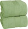 Utopia Towels Premium Jumbo Bath Sheet 2 Pack, 100% Cotton Highly Absorbent and Quick Dry Extra Large Bath Towel, Super Soft Towel, 35 by 70 Inches, Green