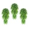 Hanging Vines Plants 3 PC Artificial Fern Leaves 32 inch Fake Weed Greenery Faux Plants Realistic Home Office Christmas Holiday Decoration Indoor Outdoor