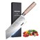 Huusk kitchen knives, 7.7-Inch Japanese Cleaver Knife Professional High Carbon Steel Butcher Knife for Vegetable Meat Cleavers with Wood Handle for Family Restaurant