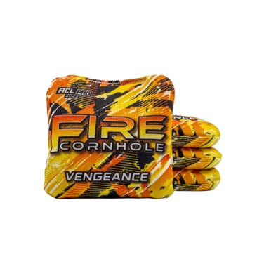 Fire Cornhole Vengeance Set of 4 (Sunburst)