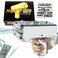 RUVINCE Money Gun Shooter Money Gun for Movies That Look Real, Prop Gun Make it Rain, Handheld Cash Gun for Game Movies Party