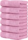 Utopia Towels 6 Piece Premium Hand Towels Set, 16 by 28 inches, 100% Ring Spun Cotton, Lightweight and Highly Absorbent Towels for Bathroom, Travel, Camp, Hotel, and Spa, Pink