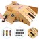 Fingerboard Skate Park Kit,Skateboard Finger Toys with 3 Finger Skateboards &amp; 8 Skatepark Deck Ramp for Boys or Girls Gift, Mini Finger Board Skate Training for Kids Ages 5 and up