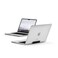 [U] by UAG Designed for MacBook Air 13" Case 2022-2025 M2/M3/M4 (A3240 A3113 A2681) - Translucent Durable Lightweight Impact Resistant Laptop Protective Cover, Lucent Ice/Black