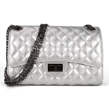 Gladdon Quilted Crossbody Purse for Women Trendy Ladies Shoulder Bag with Chain Designer Purses