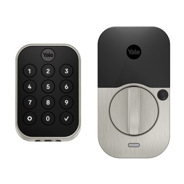 Yale Assure Lock 2 Deadbolt, Satin Nickel Keyless Entry Door Lock with Digital Touchscreen Keypad and Bluetooth Connectivity (No Wi-Fi), YRD430-BLE-619