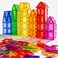 Magnetic Tiles Building Blocks for 3 4 5 6 7 8+ Years Old Boys Girls Colorful Magnet Stacking Toys Birthday Gift for Toddlers STEM Preschool Educational Construction Tiles Set for Kids (Colorful)