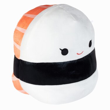 Squishmallows Original 10-Inch Solenn The Salmon Sushi - Official Jazwares Plush - Collectible Soft &amp; Squishy Sushi Stuffed Animal Toy - Add to Your Squad - Gift for Kids, Girls &amp; Boys