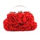 Women Evening Clutch Bag Floral Satin Small Purses with Detachable Strap for Wedding, Party, Prom