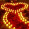 Coume 6000 Pcs Artificial Rose Petals with 120 Pcs Romantic Heart LED Candle Flameless LED Tealight Candle for Romantic Night Anniversary Table Decoration(Warm White Light)
