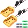 2 Pack for Power Wheel Adapter Compatible with Dewalt 20V Battery, Converter Kit with Fuse Holder, Switch, Terminals, 12AWG Wire for DIY RC Car Toys